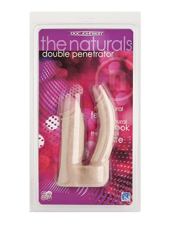 Doc Johnson Natural Double Penetrator Çift Başlı Realistik Penis-8520