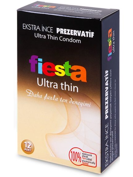 Fiesta Ultra Thin Süper İnce Prezervatif 12'li Paket