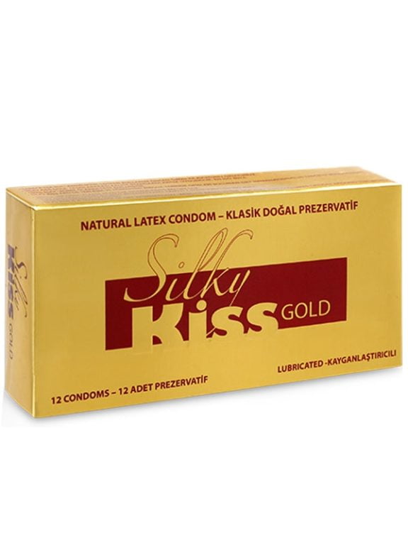 Silky Kiss Gold Kayganlaştırıcılı Prezervatif 12´li Paket