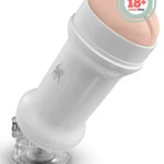 Sipeder Hands Free Vagina Real Pussy Vantuzlu Kupa Mastürbatör