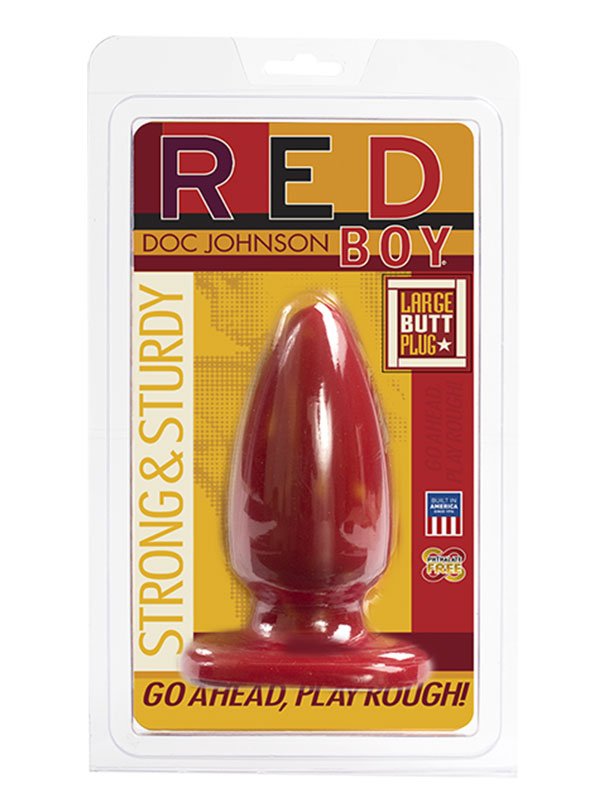 Doc Johnson Red Boy Large Plug 13 cm-8583