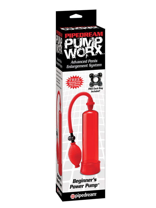 Pipedream Pump Worx Penis Pompası Kirmizi-8766
