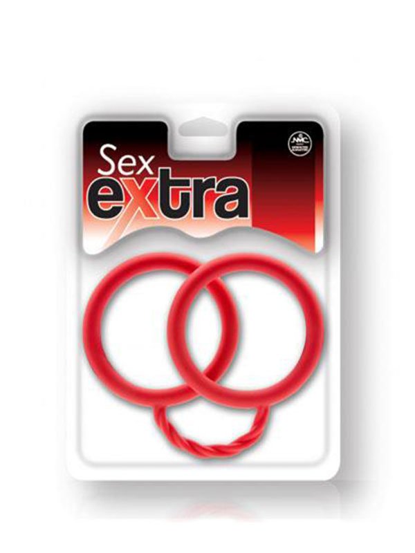 Sex Extra Kırmızı Silikon Fantezi Kelepçesi-9354