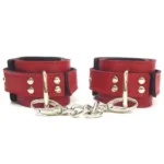 Kırmızı Deri Kelepçe