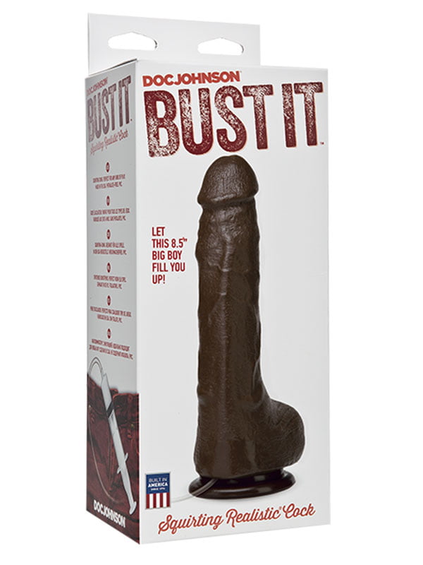Doc Johnson Bust It Squirting Realistic Cock - Çikolata-10485