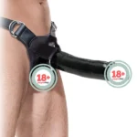 Pipedream Extreme Hollow 12" Strap-On İçi Boş Siyah 30 cm