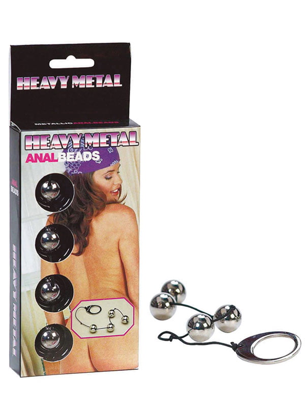 Seven Creations Heavy Metal Anal Beads-10662