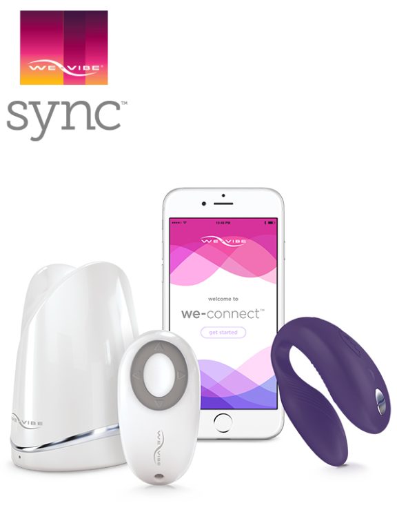 We-Vibe Sync Purple Telefon Uyumlu ve Uzaktan Kumandalı