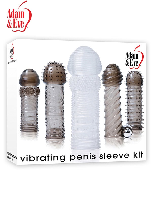 Adam & Eve Vibrating Penis Sleeve Kit-10895