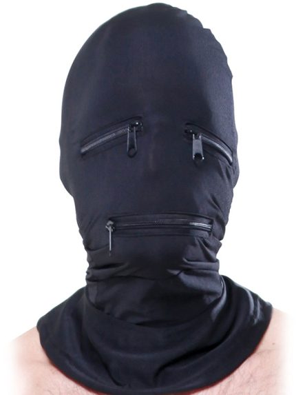 Pipedream Fetish Fantasy Series Zipper Face Hood Maske-10998