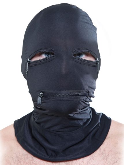 Pipedream Fetish Fantasy Series Zipper Face Hood Maske