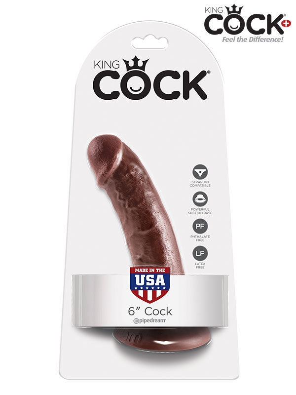 Pipedream King Cock 6' Brown 15 cm-11132