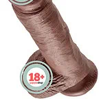 Pipedream King Cock W/ Balls 8" Realistik Penis Melez