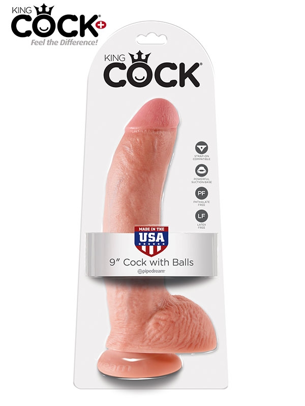 Pipedream King Cock 9" Cock With Balls Ten Realistik Penis 23 cm-11225