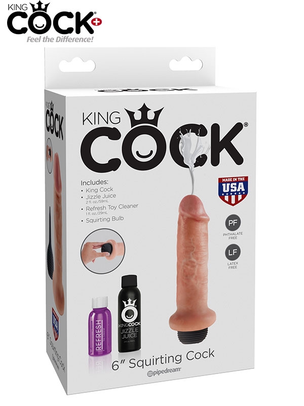 Pipedream King Cock Squirting Cock Flesh 15.5 cm-11197
