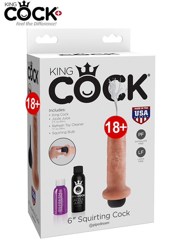Pipedream King Cock Squirting Cock Flesh 15.5 cm-11196