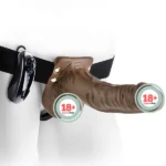 Pipedream İçi Boş Titreşimli Belden Bağlamalı Penis 19 cm Melez