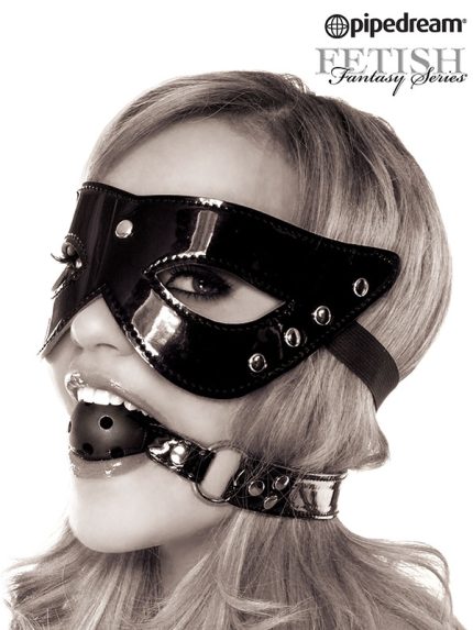 Pipedream Masquerade Mask & Ball Gag