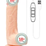 Realstuff USB Kontrollü 19 cm Realistik Vibratör