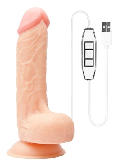 Realstuff USB Kontrollü 19 cm Realistik Vibratör