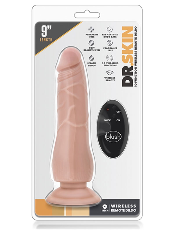 Dr. Skin 10 Function Wireless Realistik Penis 18 cm