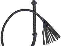 Örgülü Deri Kırbaç 150 cm