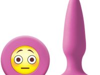 Moji's OMG Mini Silikon Plug Emoji Yüzü Pembe