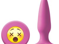 Moji's WTF Mini Silikon Plug Emoji Yüzü Pembe
