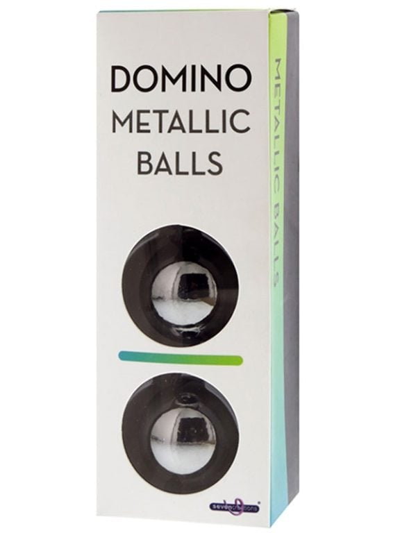 Domino Metallic Balls Black-12824