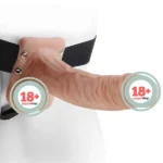 Pipedream Testisli İçi Boş Belden Bağlamalı Penis 18 cm