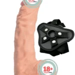 Belden Bağlamalı İçi Dolu Realistik Penis 18 cm