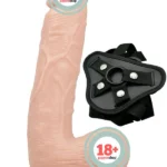 İçi Dolu Belden Bağlamalı Realistik Penis 18 cm