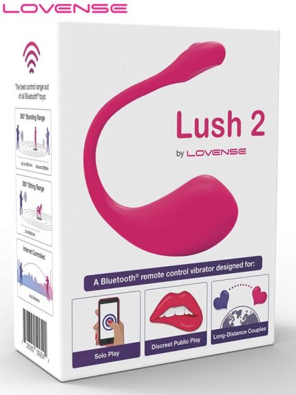 Lovense LUSH 2 Telefon ve Bluetooth Kontrollü Vibratör-14004