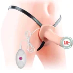 Unisex İçi Boş Belden Bağlamalı Titreşimli Penis 16.5 cm