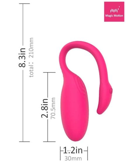Magic Motion Flamingo Telefon Kontrollü Giyilebilir Vibratör-14124