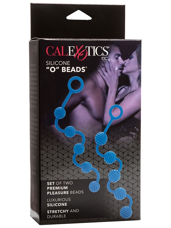 CalExotics Posh O Beads Silikon Anal Vajinal 2'li Top Mavi-14473