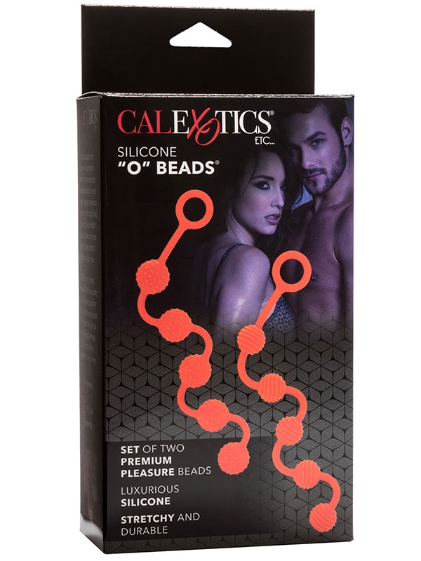 CalExotics Beads Silikon Anal Toplar Orange-14477