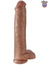 Pipedream King Cock 15" Gerçekçi Dev Dildo 38 cm Karamel