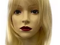 Kahküllü Orta Boy Sarı Peruk