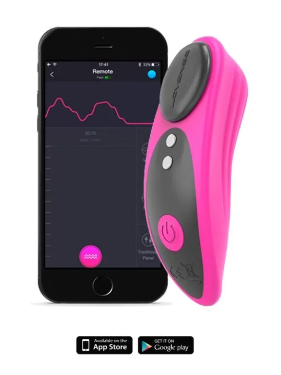 Lovense Ferri Telefon Kontrollü Külot İçi Giyilebilir Vibratör