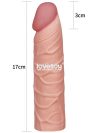 LoveToy Pleasure X Tender Realistik Penis Kılıfı 2.5 cm Uzatmalı