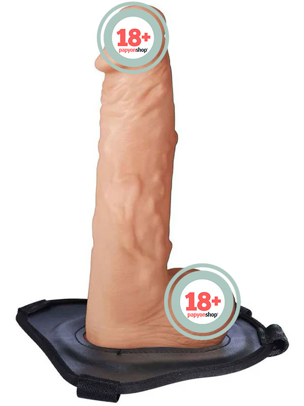 Lust 24 cm Gerçekçi Realistik İçi Boş Belden Bağlamalı Penis