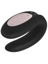 Satisfyer Double Joy Çiftler İçin Akıllı Telefon Kontrollü Vibratör Siyah-14898