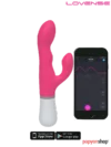 Lovense Nora Çiftler için Bluetooth ve Telefon Kontrollü Rabbit Vibratör