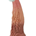 LoveToy Çift Katmanlı Platinyum Silikon Monster Dildo 25 cm