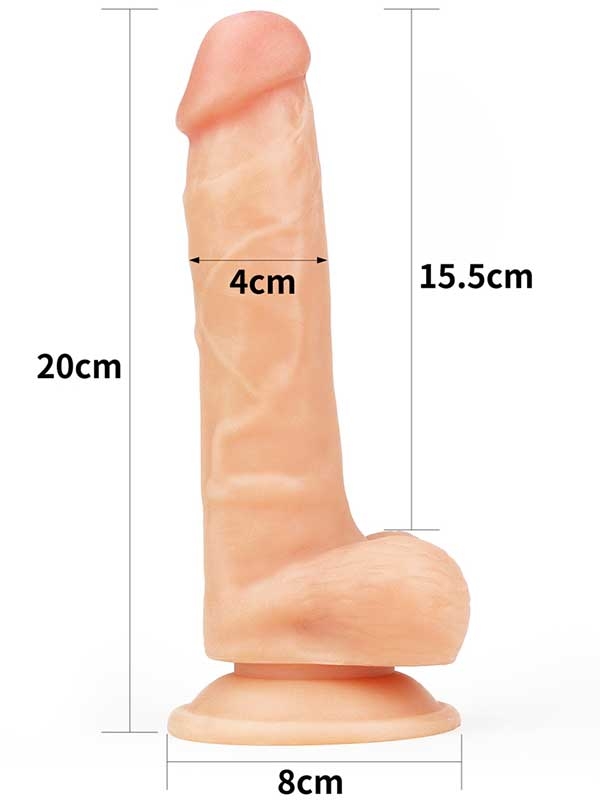 LoveToy The Ultra Soft Dude Realistik Penis 20 cm-15047