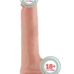 LoveToy Dual Layered Platinum Silicone Realistik Penis 20.5 cm