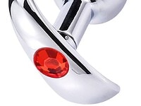 Çelik T Anal Plug Taşlı 8 cm