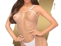 Penthouse Ağı Açık File Vücut Çorabı Beyaz