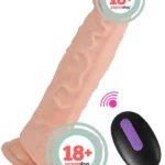 SHEQU Hans Şarjlı Uzaktan Kumandalı Gerçekçi Realistik Dildo 21 cm
